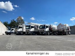 DAF XF530 FT 4x2 mit Kroll, ADR Saug- /Druckanhänger