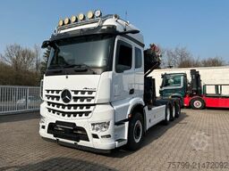 MERCEDES-BENZ 3253 Arocs mit HMF 3220 Kran und JOAB Abroller
