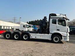 MERCEDES-BENZ 3253 Arocs mit HMF 3220 Kran und JOAB Abroller