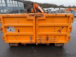 Garant Abrollmulde mit HMF Kran + Funk