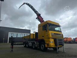 DAF XF 105.460 8x4 Trekker/ Bakwagen Fassi F950+Fly...
