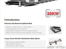 Gantry-type Metal Laser Cutting Machine GS-CL 30KW