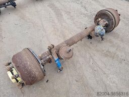 SAF TRAILER AXLE DRUM SINGLE TIRE.