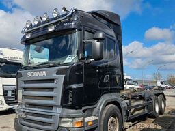 SCANIA R480 Abrollkipper, Meiller RK20-65,Retarder, TÜV
