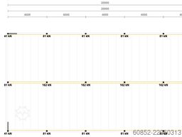 10x20m Lagerbühne , Belastung : 500kg/qm Unterkante: 2,5m ,ca. 200qm Systembühne