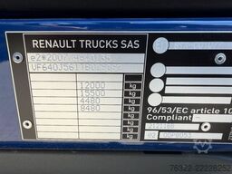 Renault D 12 LOW P4X2  210E6 / PLYWOOD GESLOTEN LAADBAK...