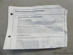 Hawe RZ11 6/3 Radialkolbenpumpe SN: 3027 mit Bedienungsanleitung --