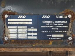 SAMRO ST39 * ROLLENBETT * KOFFER * BPW * 3-ACHSER