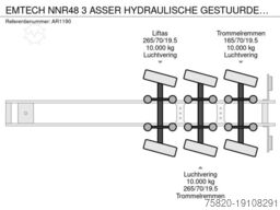 EMTECH NNR48 3 ASSER HYDRAULISCHE GESTUURDE KORTE UITS...
