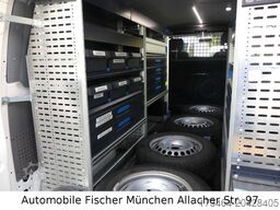 VOLKSWAGEN T6.1 Transporter Kasten lang 4M Sortimo+Dachträg