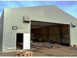 HallGruppen Zelthalle 80 x 15 Meter mit Tor + Tür