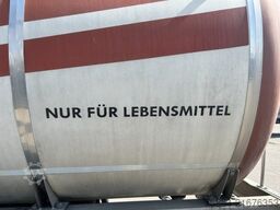 MENCI LEBENSMITTELTANK ISOLIERT, 3 KAMMERN, 34000L LIFTACHSE,   BPW-ACHSEN,