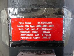 Fanuc 20S A06B-0502-B072 AC Servo Motor SN: C942A3210