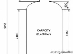 Stainless steel tank 50ton-400ton
