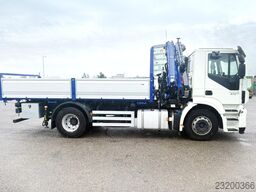 IVECO Stralis AD 190S31 cassone + gru PM