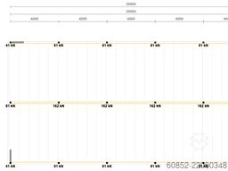 10x20m Lagerbühne , Belastung : 500kg/qm Unterkante: 3m ,ca. 200qm , Systembühne