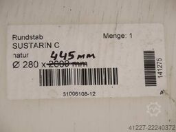 Röchling Sustarin-C  Ø 280 x 445 mm