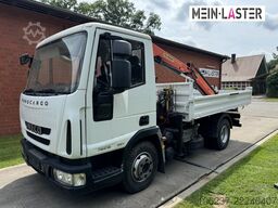 IVECO ML75E16 3 S-Kipper Kran PK  9,4m-550 kg Greifer