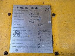 Haulotte Compact 12 Electric, 12m Working Height, 300kg Cap