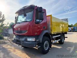 RENAULT Midlum 280 DXI 4x4 Pritsche+LBW/BLATTFEDERUNG