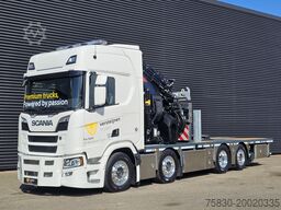 Scania R590 V8 / 8X2 / HIAB 1188 + JIB + WINCH
