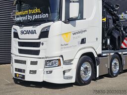 Scania R590 V8 / 8X2 / HIAB 1188 + JIB + WINCH