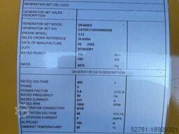 CAT DE400E0 - C13 - 400 kVA Generator - DPX-18023