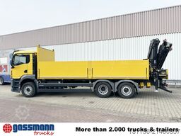MAN TGS 26.430 6x2-2 BL, Liftachse, Heckkran Fassi