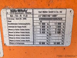 MÜLLER-MITTELTAL TA -2 Dreiseitenkipper + Tieflader Tandem