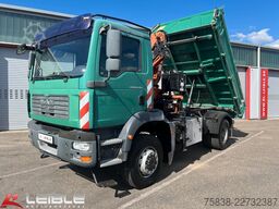 MAN TGM 18.280 4x4BB*Terex-Kran*Meiller-Kipper*