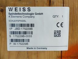 Weiss W-175229B / 175229B Schleifspindel SN: 175229B-0033 - ! -