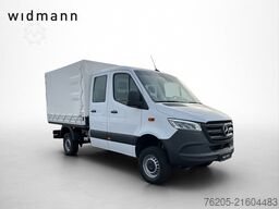 Mercedes-Benz Sprinter 319 CDI 4x4 Doka Pritsche  Klima LED AHK