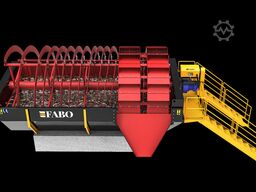 FABO BUCKET WHEEL WASHER BUCKET WHEEL WASHER