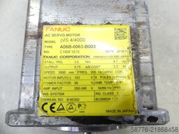 Fanuc A06B-0063-B003 AC Servo Motor SN: C189F351E + A860-2020-T301 Pulsecoder