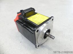 Fanuc A06B-0218-B200 AC Servo Motor SN: C148F2F0D mit A860-2000-T301 Pulsecoder