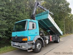 MERCEDES-BENZ Atego 1828 Kipper + Kran Hiab 102