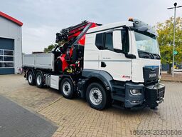 MAN TGS 35.520 8x2 Hydrodrive 8x4. Fassi F805 techno