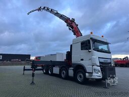 DAF XF 510 8x4 Fassi F800 + Fly Jib, Winch Euro 6