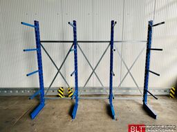 ca. 3,15 lfm. Kragarmregal Langgutregal H: 250 cm 140 kg/Arm META Multistrong