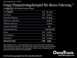 Mercedes-Benz Sprinter 215 CDI DOKA Pritsche/Plane Klima, MBUX