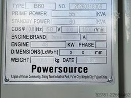 Baudouin 4M06G55/5 - 60 kVA Generator - DPX-19865