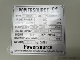 Baudouin 6M11G165/5 - 165 kVA Generator - DPX-19870