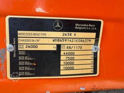 Mercedes-Benz SK 2638 + manual + spring + 6x4 + big axles