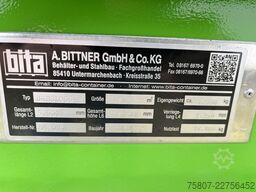 Bittner 10 kbm Hecktüre gelbgrün 5,5m Länge