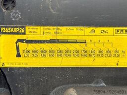 MERCEDES-BENZ ACTROS 2646 * FASSI F365AXP.26 + FUNK * 6x4