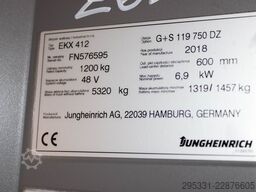 Jungheinrich EKX 412 G+S119-750DZ