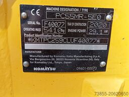 Komatsu PC55MR-5E0 with 3 buckets