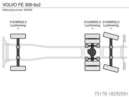 VOLVO FE 300-6x2