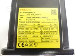 Fanuc A06B-0064-B203 AC Servo Motor SN:C124F341F + A860-2020-T321 Pulsecoder