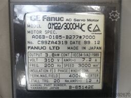 Fanuc A06B-0185-B277 #7000 AC Servomotor SN: C99ZA4319